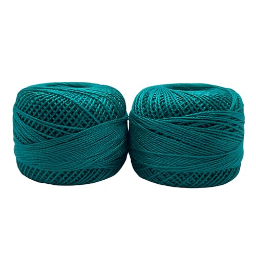 Image of Anchor Knitting Pearl Cotton Fast Colour Thread Yarn - Mercer Pearl Cotton 10gm Yarn (Thickness 1 mm) (Pack of 1 (0189)