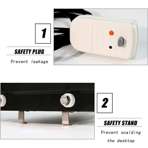 Sigillatrice a caldo per sacchetti – Strumento di sigillatura manuale per una chiusura sicura del sacchetto, ideale per la conservazione degli alimenti in cucina, 60 cm