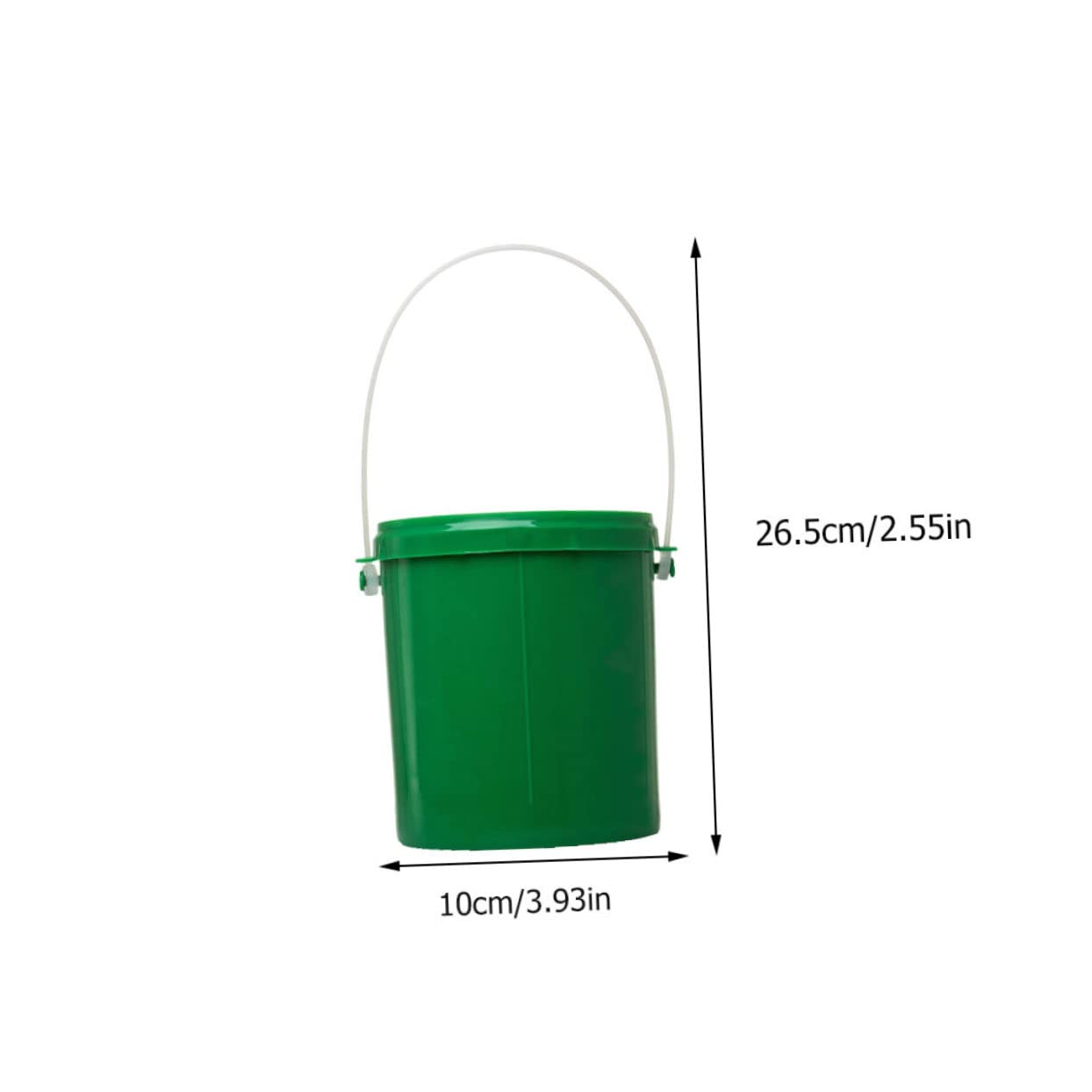 POPETPOP 2Pcs Fishing Bucket with Breathable Vents Lightweight Live Bait Container for Storing and Bloodworms for Outdoor Fishing and Camping