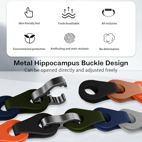 MiKoyi Silicone Watch Strap Compatible with Huawei Band 10/Band 9, Soft Waterproof Breathable Replacement Band - Image 2
