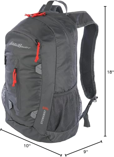 Image of Eddie Bauer Stowaway Packable Backpack | Travel | Outdoor | Lightweight | Foldable | Durable | Ripstop Polyester | 20L - Marine