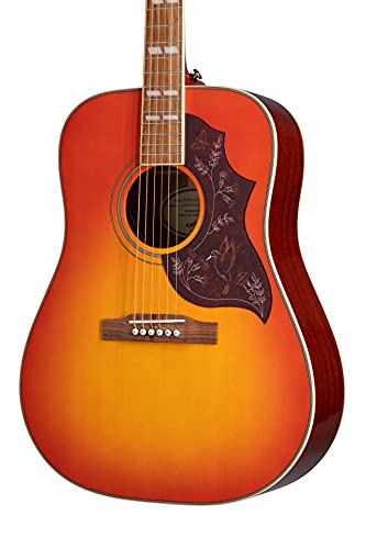 Epiphone Hummingbird PRO Guitare électro-acoustique Faded Cherry Sunburst - Les Beatles, Paul McCartney, John Lennon, RIngo Starr, George Harrison Epiphone Hummingbird PRO Guitare électro-acoustique Faded Cherry Sunburst – Image 3