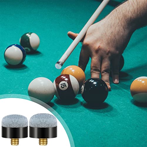 Deekin 30 Pieces Billiard Pool Cues Sticks Screw on Tip 12/13 mm Nylon Ferrules Replacement Billiard Screw in Cue Tips Pool Sticks Accessories - Image 7