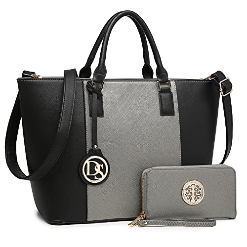 Dasein women's handbags purses large tote shoulder bag top handle…