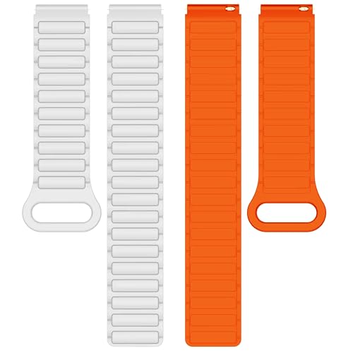 Image of ACM Watch Strap Magnetic Silicone 22mm compatible with Noise Colorfit Pro 6 Max Smartwatch Luxury Colorful Band