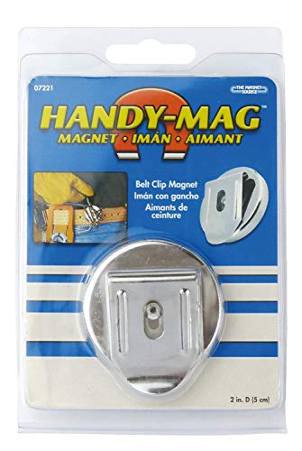 Master Magnetics 07221 Handy Mag Magnet With Belt Clip, 2 In Dia #TOP3