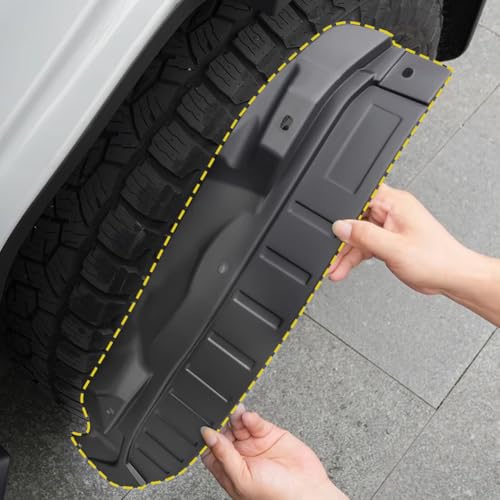 Image of Rear Wheel Anti-mud Fender for 2024-2025 2026 Toyota Land Cruiser 250 1958 Prado LC250 J250 No-Drill Installation Anti-mud Fender Interior Modification Accessories