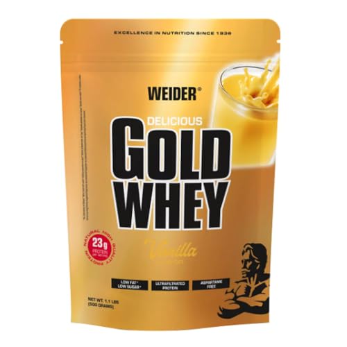 Proteínas con sabor a vainilla 500 g BIS018, paquete de 3 unidades.