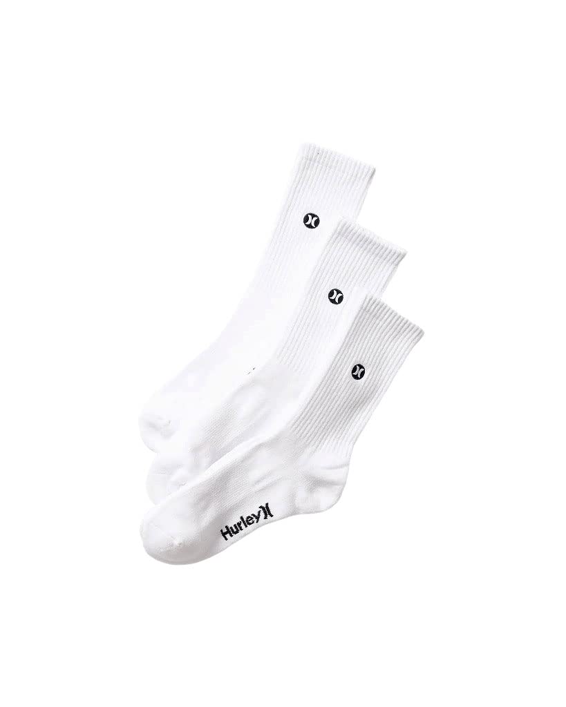 HurleyMen's H2o Dri Crew Sock 3pk Socks