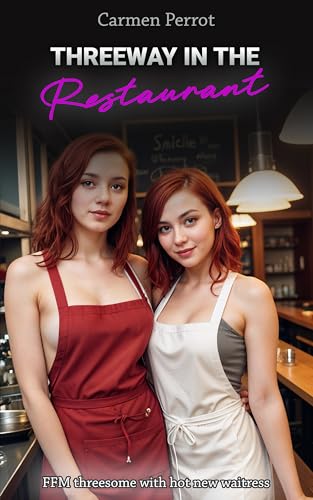 Threeway In The Restaurant: FFM Threesome with restaurant owner couple and new waitress