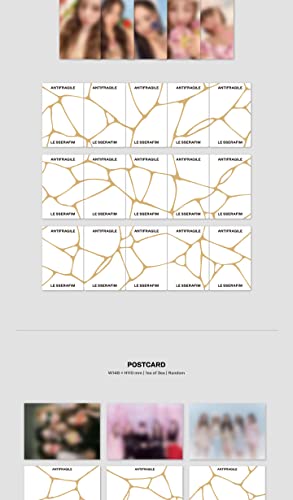 LE SSERAFIM ANTIFRAGILE 2nd Mini Album 3 Version SET CD+1p Folding Poster On Pack+112p Booklet+1p Ph