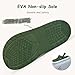 Cubufly Boys Stripe Band Clogs Kids Slides Sandals Toddler Slip on Water Shoes Quick Dry Beach Pool Slippers Army Green