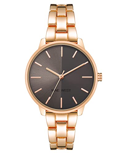 Montre Nine West NW/2682GYRG montre habillée femme gris rose