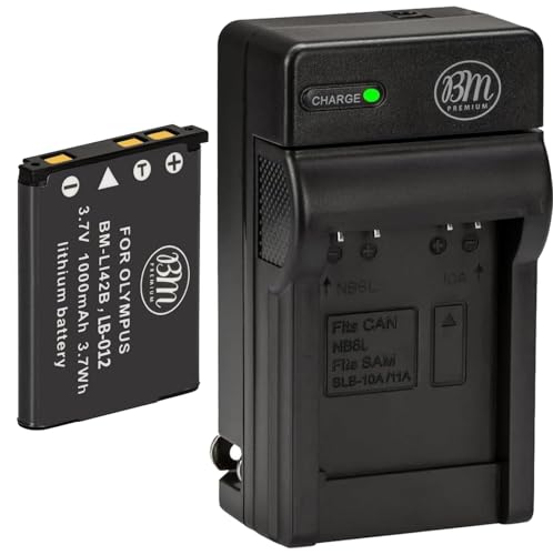 BM Premium LB-012 Battery and Battery Charger for Kodak KLIC-7006 PIXPRO FZ55 FZ55-BK FZ53 Cameras