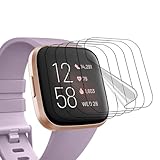 [Compatibilité] - Compatible avec Fit bit Versa 2/Fit bit Versa 2 SE (Special Edition). [ATTENTION: Regardez d'abord la vidéo d'installation du protecteur d'écran, puis utilisez le protecteur d'écran