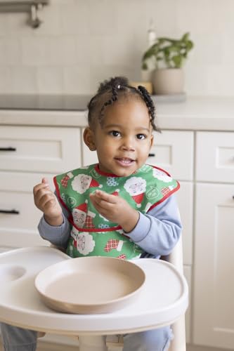 image for Tiny Twinkle Mess-Proof Baby Bib - Waterproof Bib for Baby Girl or Boy