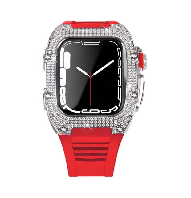 Kit modification Apple Watch 44mm en diamant pour briser la monotonie