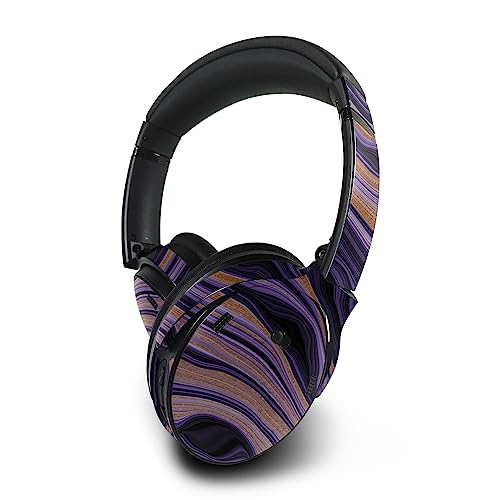 Image of MightySkins Skin Compatible with Bose QuietComfort 45 Headphones - Purple Jewel | Protective, Durable, and Unique Vinyl Decal wrap Cover | Easy to Apply, Remove, and Change Styles | Made in The USA