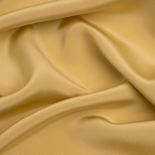 G Street Fabrics Gold 4-Ply Silk Crepe