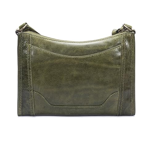 Image of Frye Women's Melissa Zip Crossbody Bag, Stylish Handbag with Adjustable Strap & Pockets