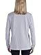 Carhartt Damen Loose Fit, schweres, langärmliges T-Shirt mit Logo-Grafik auf dem Ärmel, Grau meliert, XL