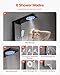 VEVOR Shower Panel Tower System with Rainfall Shower Head, LED, 53 in Brushed Stainless Steel Shower Column, 6-Function Faucet, Wall-Mount Rain Massage System with 5 Body Jets, Handheld, Tub Spout