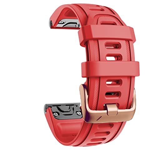 Fleshy Leaf QuickFit 20mm Watch Band Compatible with Garmin Fenix 7S 5S/ 5S Plus, 6S/ 6S Pro, D2 Delta S, Descent Mk2S