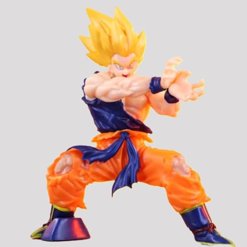 Image of Awestuffs DBZ Goku Large Action Figure Limited Edition Figure Manga Toy Collectible (Go-ku Power Hand)