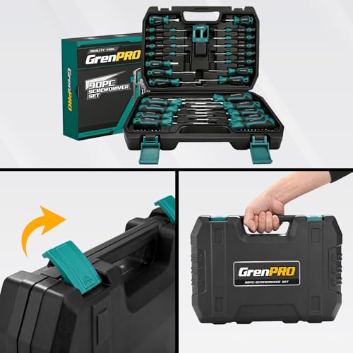 GRENPRO 90-Piece S2 Alloy Screwdriver Set