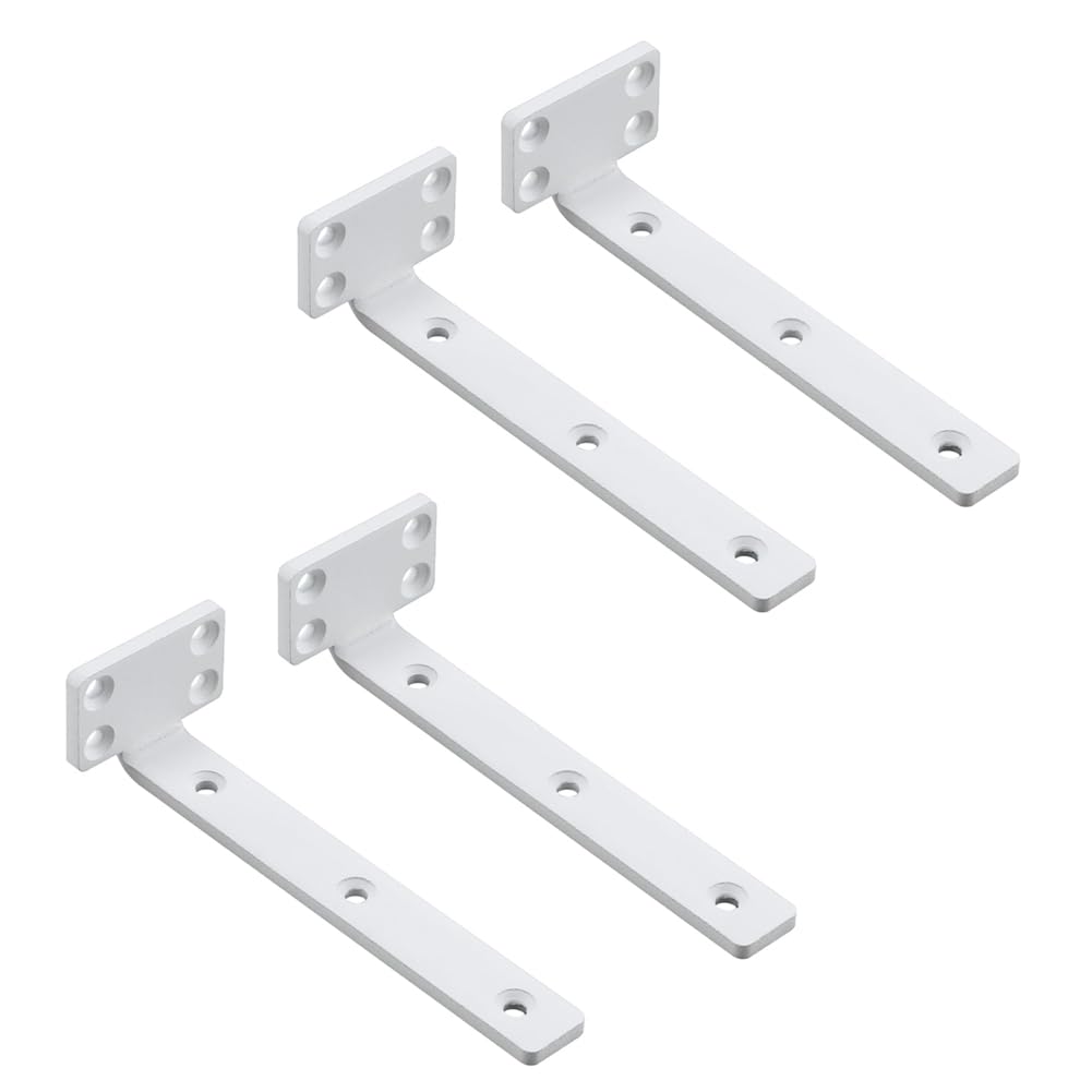 Support de plateau flottant industriel équerre étagère cachée 4pcs
