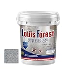 High-Gloss Marble Effect Epoxy Floor Coating, Louis Forest Epoxy Floor Paint Coating, Waterproof Water-Based Epoxy Floor Paint, Garage Floor Paint, Floor Paint, Marble Paint 1 (Dark Gray)