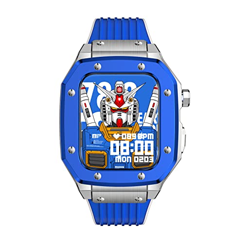 Bracelet de montre en caoutchouc protecteur antichoc pour Apple Watch 4 5 6 7 8