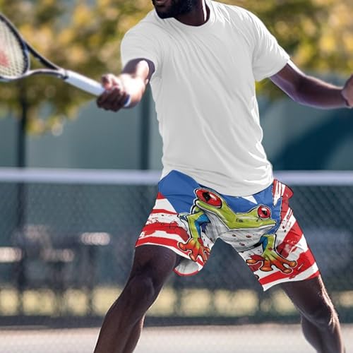 Men's Swim Trunks Quick Dry Bathing Suit Swimming Board Shorts Adjustable Drawstring Beach for Hawaii Vocation4