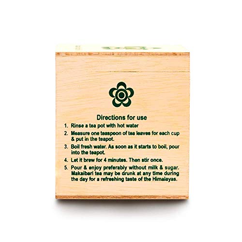 Image of Makaibari Elixir Organic Whole Leaf Green & Black Tea Chestlet | 100 Gm X 2 | USDA Organic Certified Darjeeling Tea