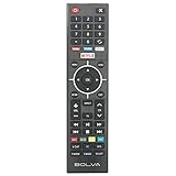 Genuine New Bolva Smart TV Remote Control Compatible with Bolva 4K Smart TVs 40BL00H7 49BL00H7 50BL00H7 55BL00H7 65BL00H7 75BL00H7