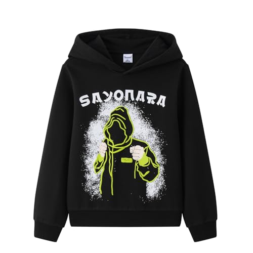 Sweat en peluche Newness avec capuche doublée jersey pour enfant