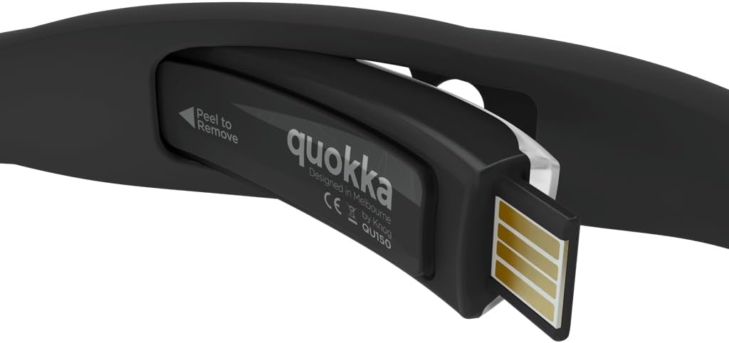 KNOG Quokka 150 LED Headlamp - Lightweight, USB Rechargeable Running Headlamp with 20m Beam, IP65 Water Resistant, Silicone Strap, 3 Light Modes for Camping, DIY & Outdoors
