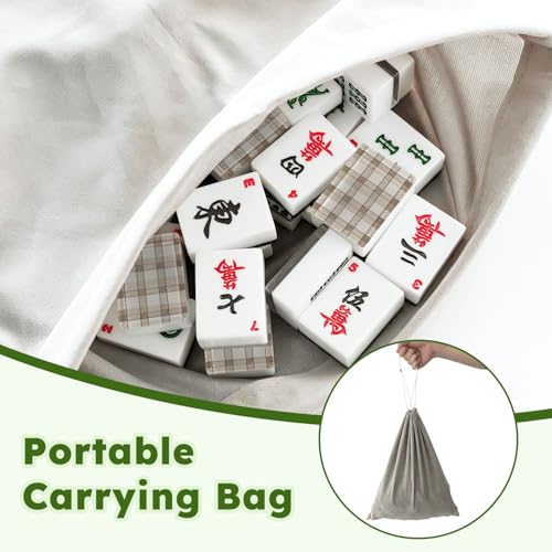 Set de Fichas American Mahjong con Bolsa y Accesorios miniatura 5