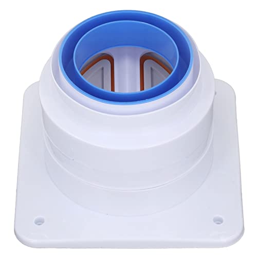 Válvula De No Retorno Para Conductos De 100 Mm - Conector De Tubería Rígida Redonda Con Amortiguador