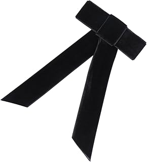 STAHAD Laço De Cabelo De Cetim De Fita De Veludo 1Pc Tiara Preta Laço De Veludo Grampos De Mola Arcos Grampos De Cabelo Cocar De Laço De Metal Acessórios De Pino De Laço De Laço Preto