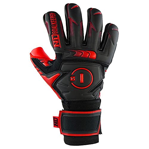 Luva de Goleiro Profissional N1 Beta Elite Red Shadow