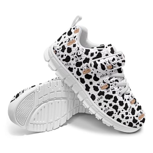 Coloranimal Kids Sneakers Boys Running Shoes Mesh Sports Shoes Slip On Sneakers Girls Shoes Cute Tennis Shoes with Hook and Loops