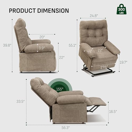 Softa Triple Motor Power Lift Recliner Chair For Elderly thumb #1