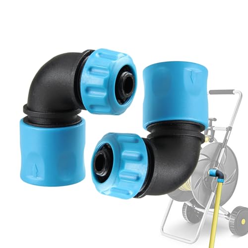 Connecteur De Tuyau D'eau - 2 Positionnement Précis Connecteur D'irrigation | 90 Degrés Raccord Coudé De | Coude De Tuyau Pour Le Jardinage, Le Lavage, L'arrosage, L'irrigation