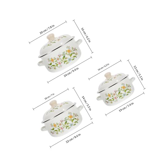 Casseroles émaillées miniatures résistantes à la chaleur pour lait - 3