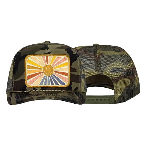 Image of Friday Feelin' Trucker Hat Women Men Baseball Cap Western American Fitted Trucker Hats Baseball Hat All Occasion - One Size
