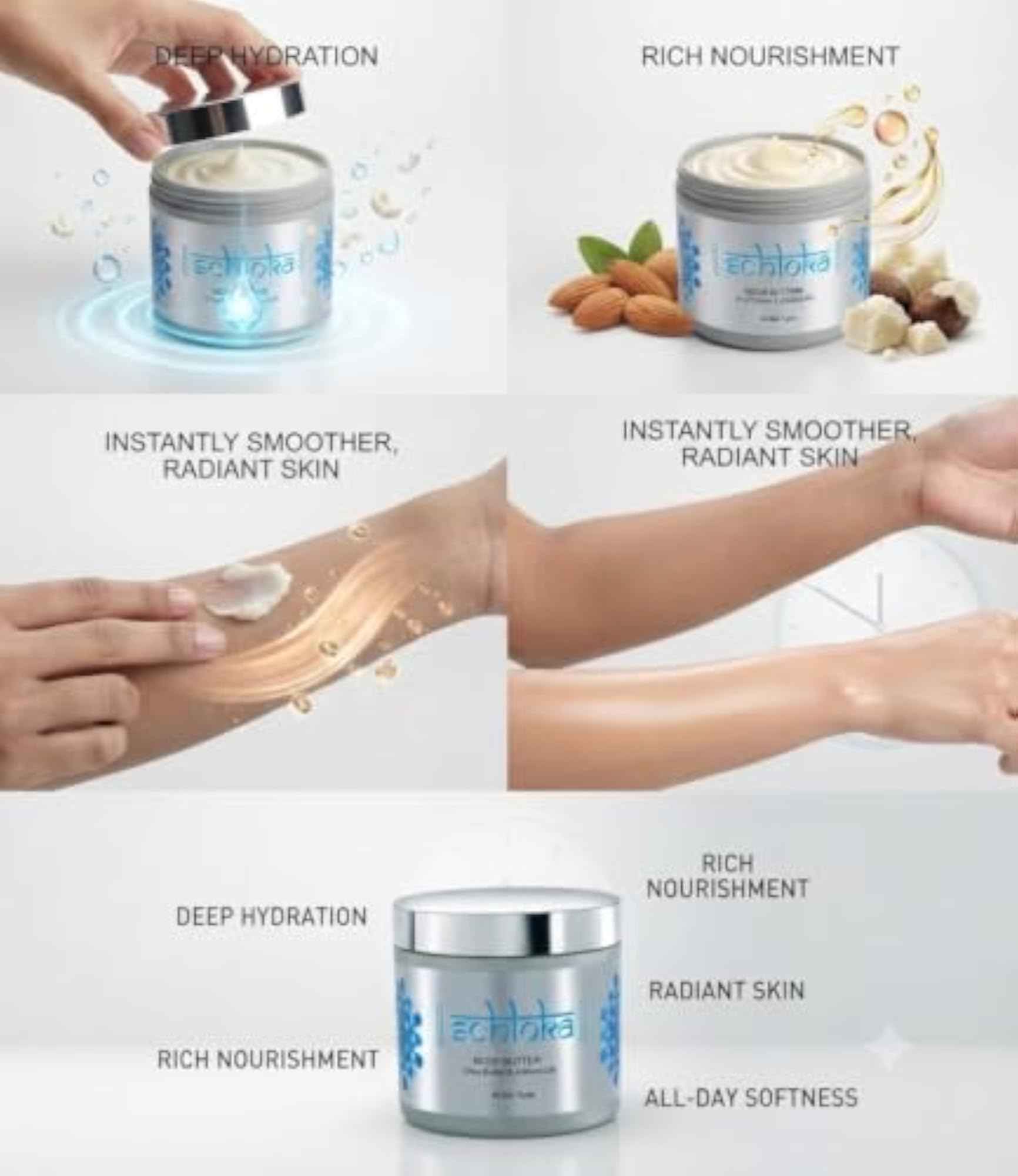 Schloka Body Butter Mix | Body Cream for Soft Smooth Skin