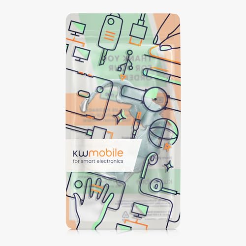 kwmobile Ersatz Armband kompatibel mit Xiaomi Mi Band 10 / Mi Band 9/8 - Smartwatch Scrunchie Haargummi Design Gr&uuml;n - Innenma&szlig;e 14-19 cm