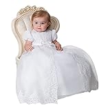 ABWedding - Ropa de Bautizo - para bebé niña Blanco Blanco 18 Meses