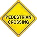 Pedestrian Crossing Novelty Metal Crossing Sign CX-424